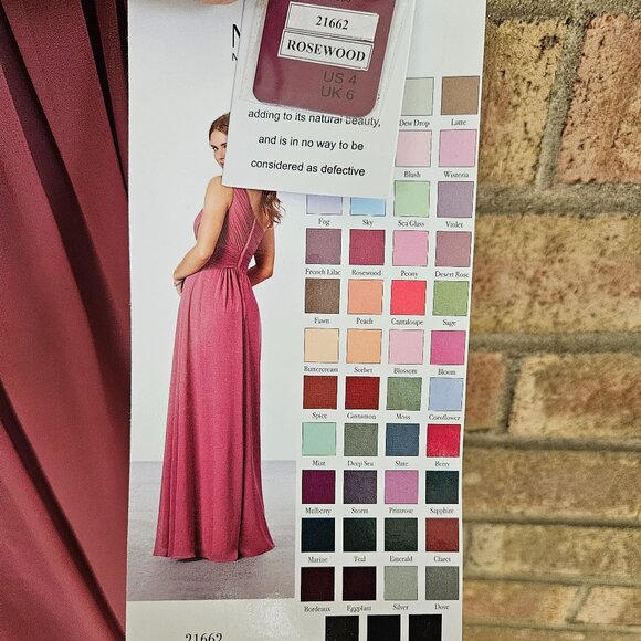 Chiffon Bridesmaid Dress NWT - Picture 4 of 6